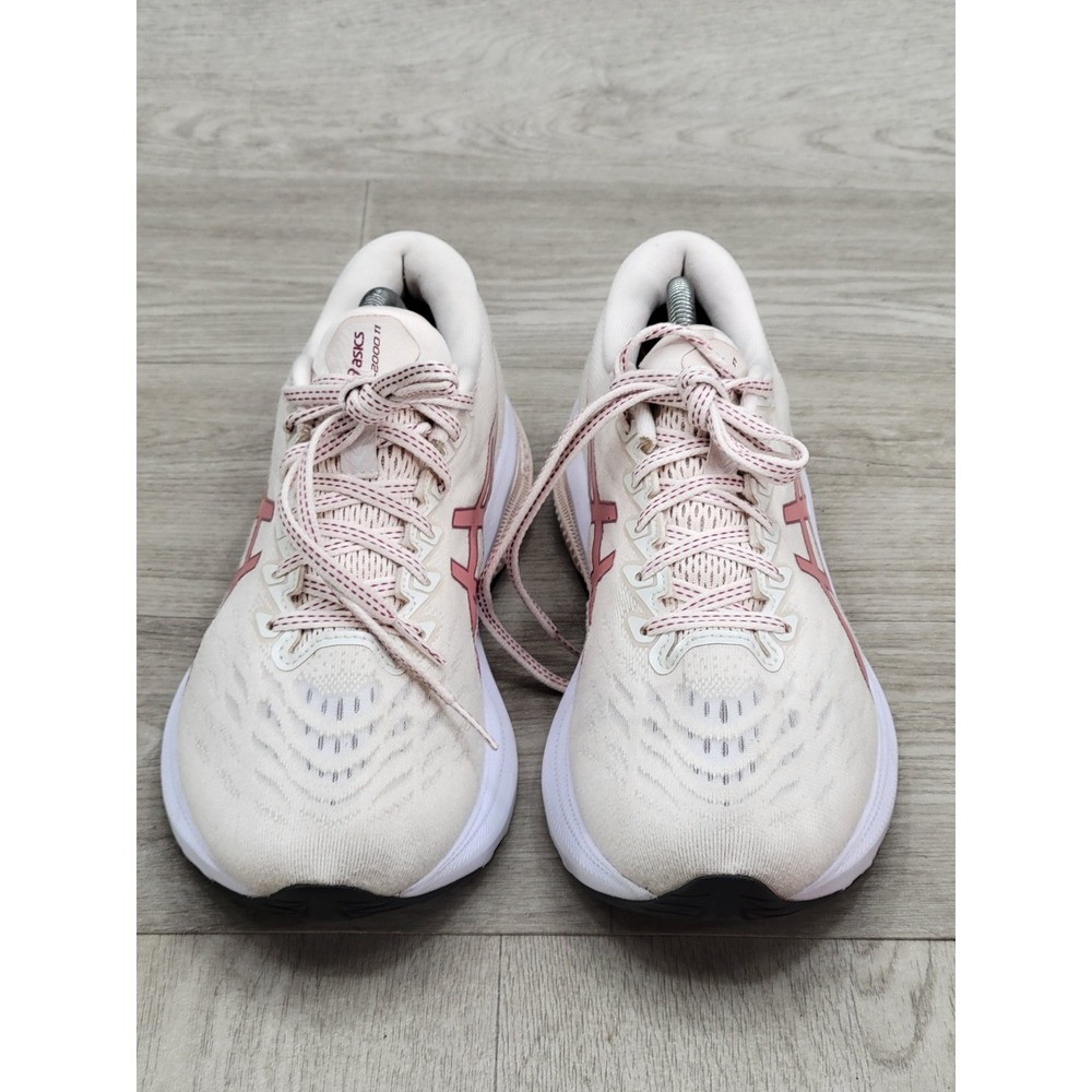 Asics Women's Light Pink and Dusty Rose Running Shoes - Picture 2 of 13